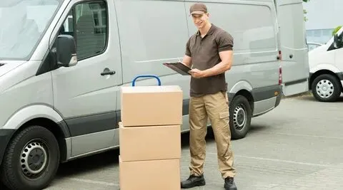 Chilled van courier Westminster